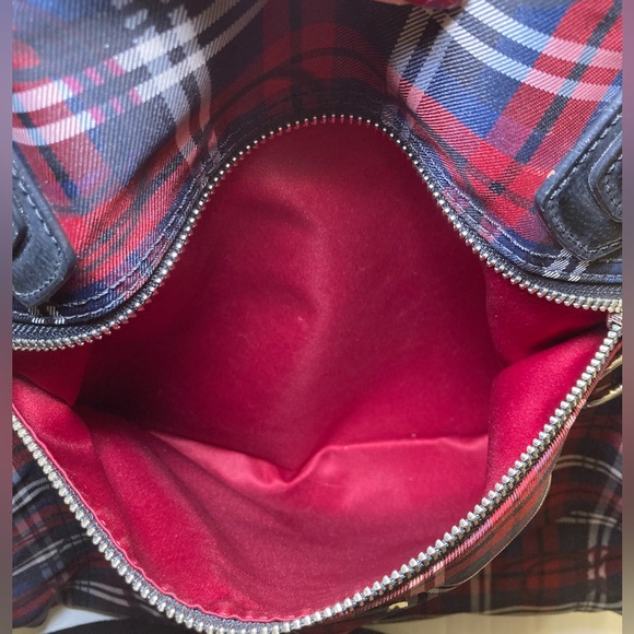 Coach Poppy Signature Tartan Glam Tote - Picture 10 of 16